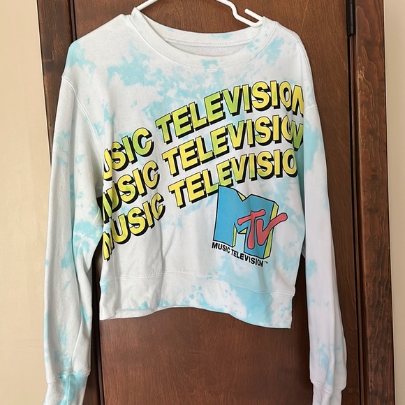 target homemade tie dye XL crop MTV Crewneck size XL - Picture 1 of 3